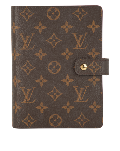 Louis Vuitton Agenda Cover MM, &pound;320, Accessories, Brown, Canvas, Front view